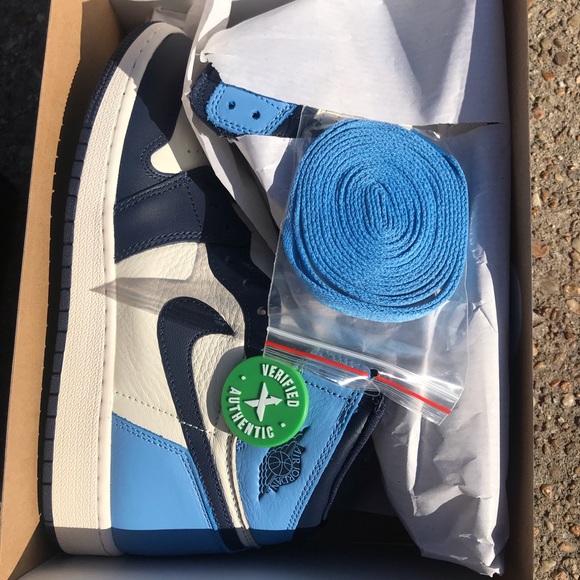 jordan 1 unc obsidian gs